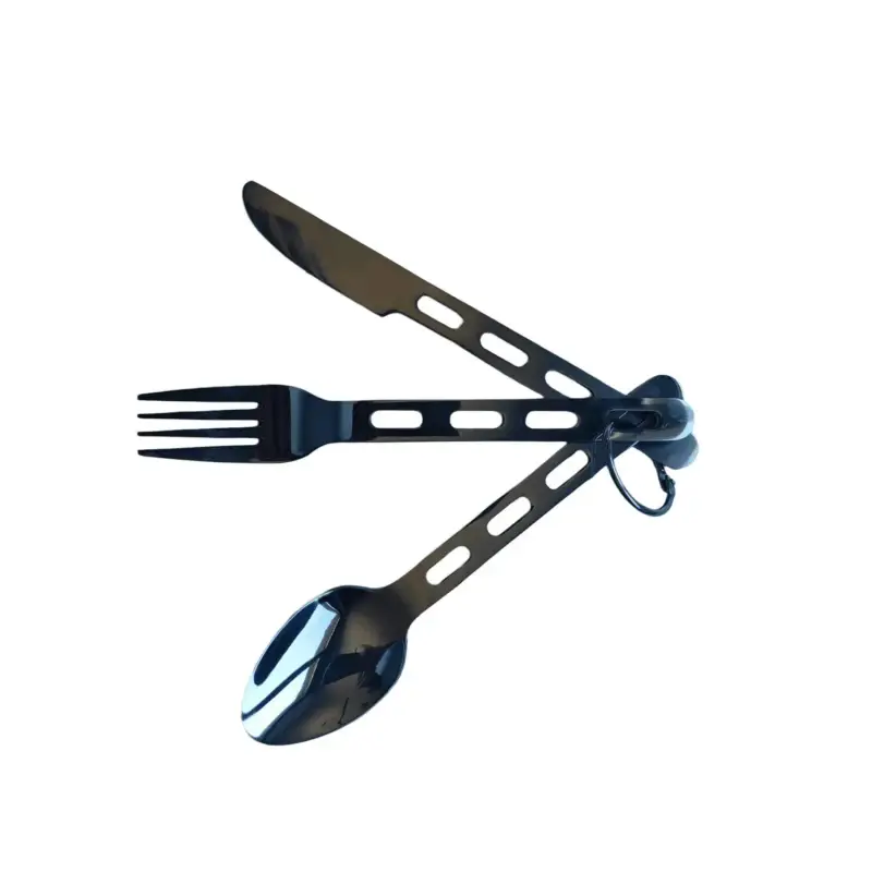 Posate da campeggio in acciaio O Camp