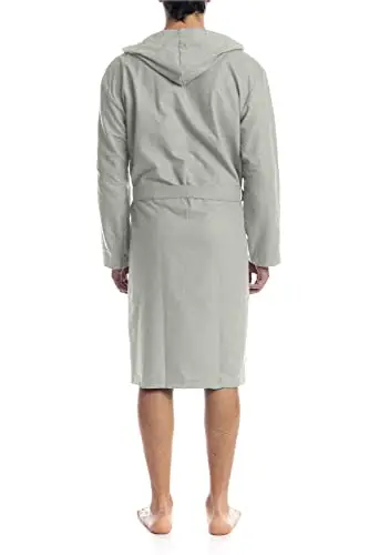 o-day Accappatoio Microfibra Uomo Donna Salvaspazio Unisex per Adulti con Cappuccio e Tasche Ideale per Viaggio Piscina miniatura 2