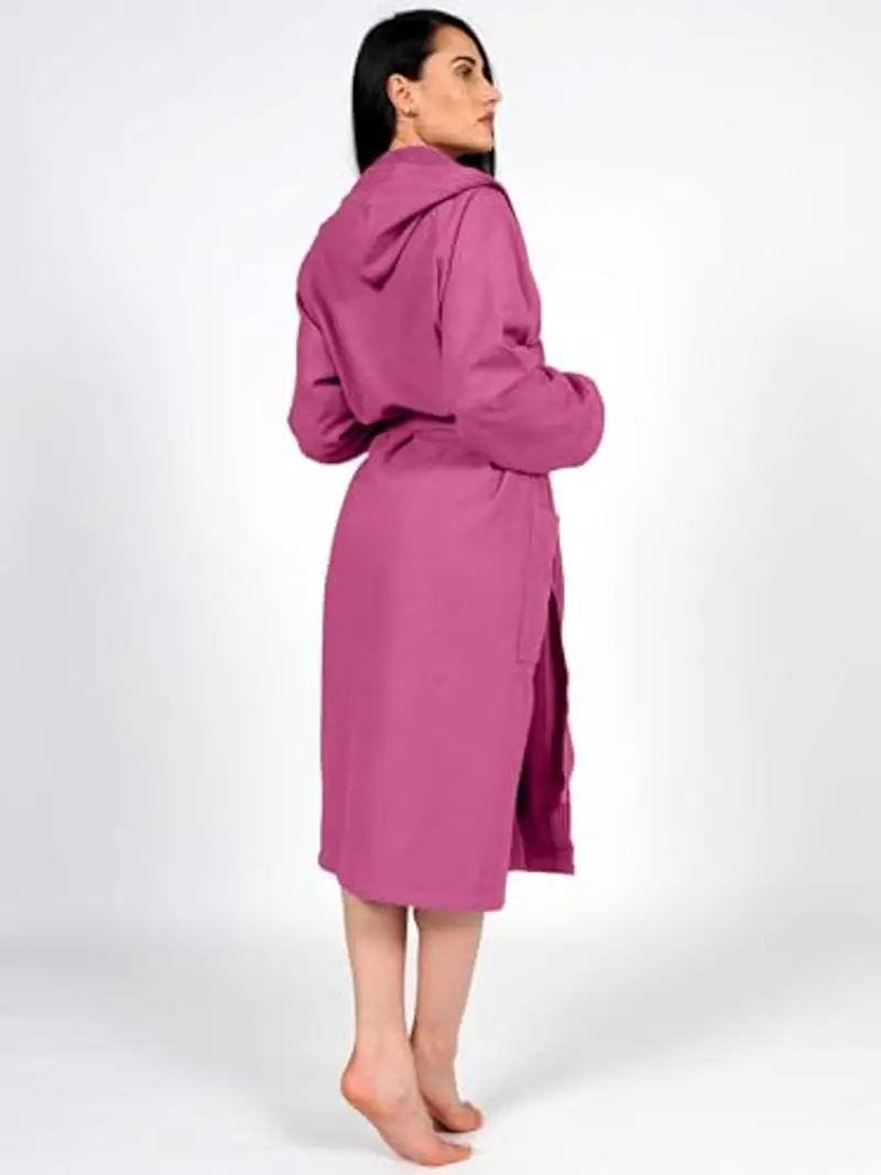 o-day Renato Balestra Accappatoio Microfibra Uomo Donna Salvaspazio Unisex con Cappuccio Tasche e Cintura Ideale per miniatura 2