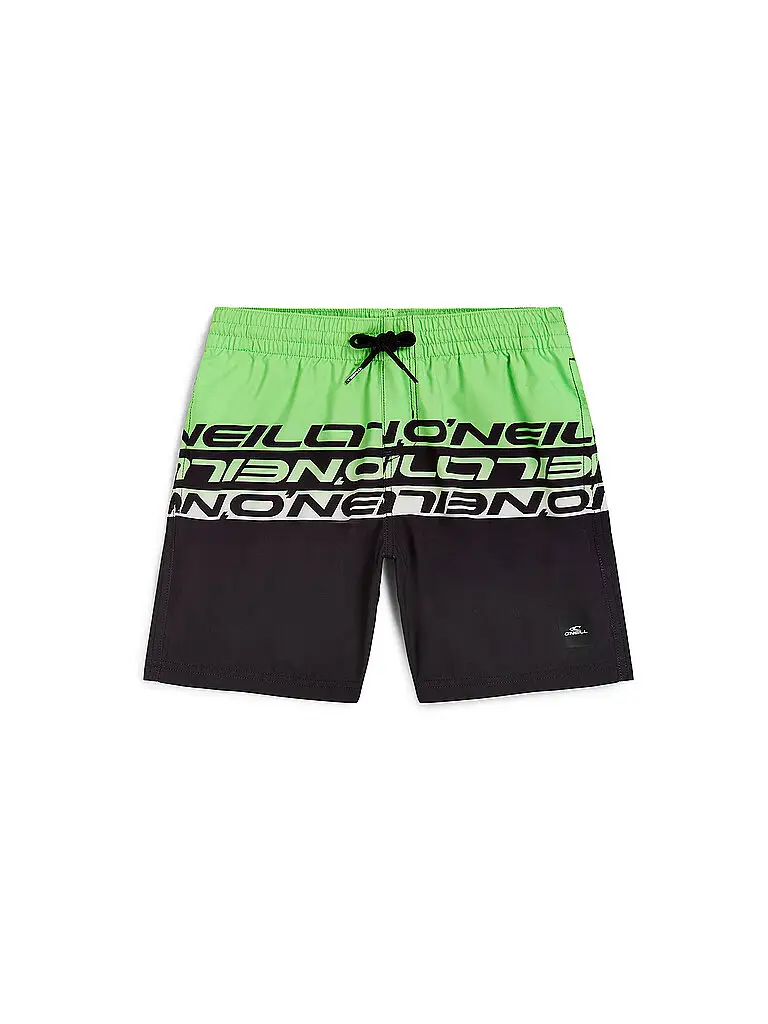 Badeshort da ragazzo Cali Stripe 14 verde | 128