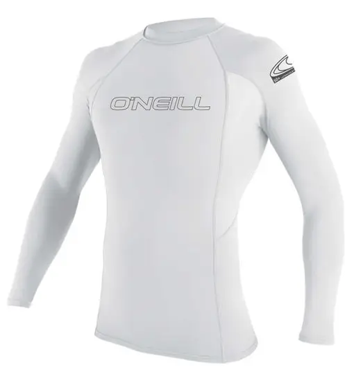 Basic Skins L/Rash Guard - maglia a compressione - uomo White