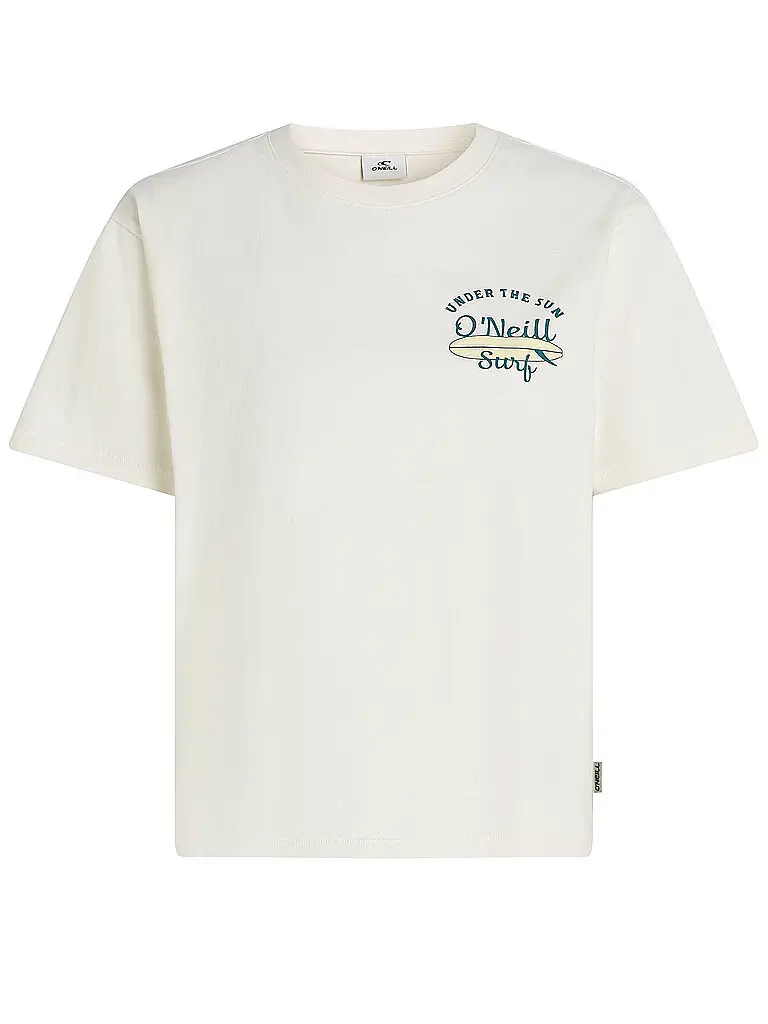 Beachshirt da donna Boxy Back bianco | S