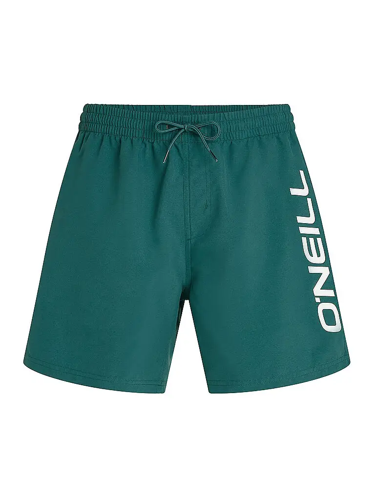 Beachshorts da uomo con logo verde scuro | S