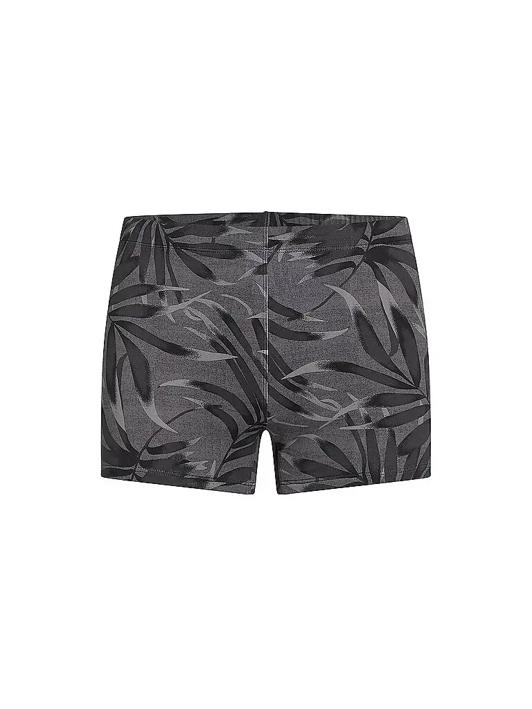 Beinbadehose Floral Racer da uomo nero | XXL