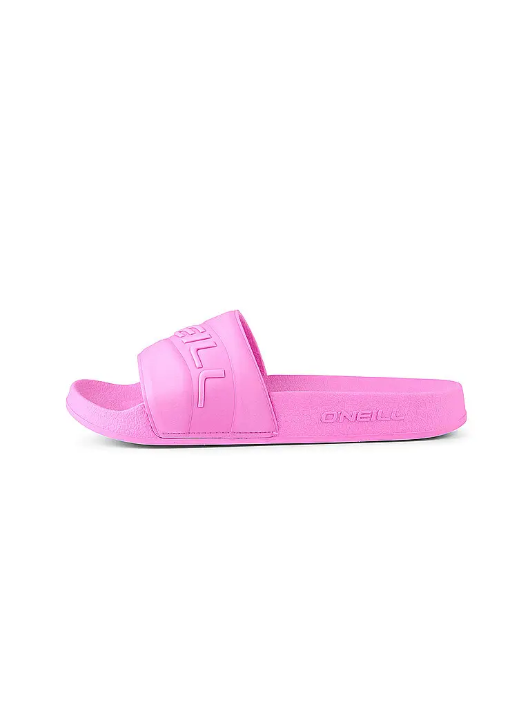 Ciabatte da bagno da donna Embossed Slides rosa | 37