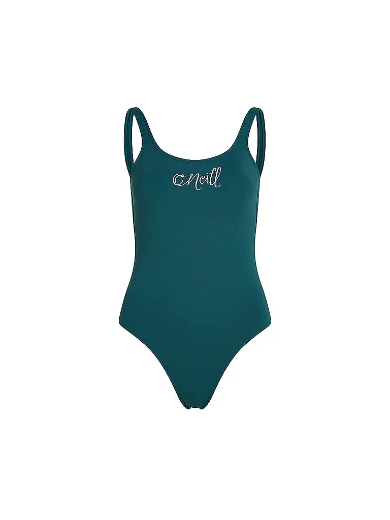 Costume da bagno da donna Script verde scuro | 36