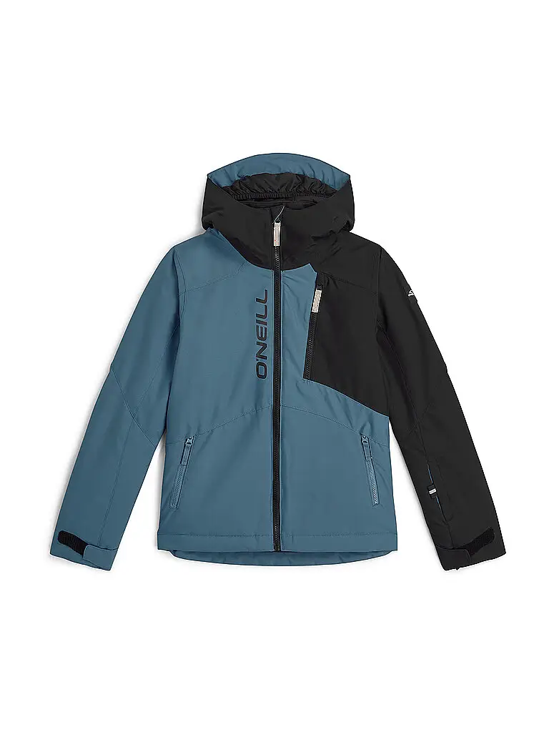 Giacca da snowboard da ragazzo FWC Cruz Block Hoodie azzurro | 140