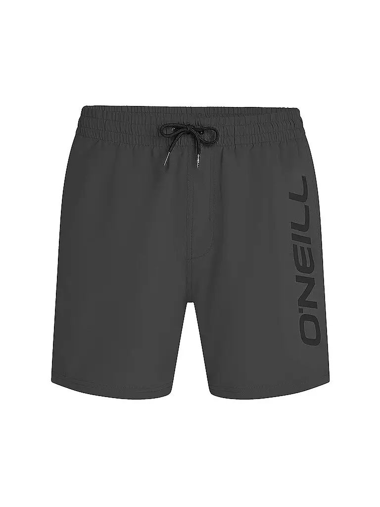 Pantaloncini da bagno da uomo con logo grigio | S