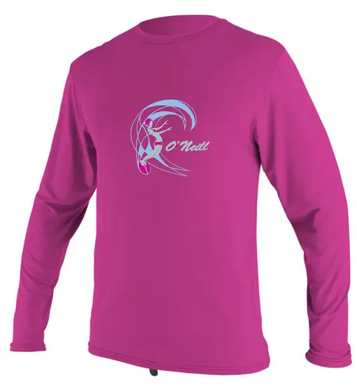 Toddler O Zone L/S Sun Shirt - maglia a compressione - bambina Pink