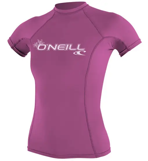 Women Basic S Rash Guard - maglia a compressione - donna Pink