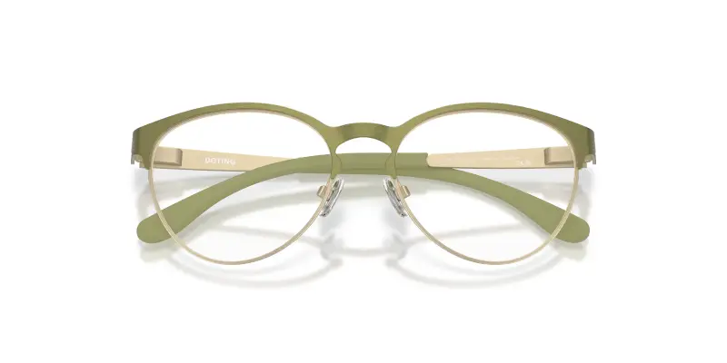 Bambino Oakley OY3005 DOTING 300505 Montature da vista Metallo Verde Rotonda Normale miniatura 2