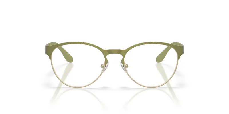 Bambino Oakley OY3005 DOTING 300505 Montature da vista Metallo Verde Rotonda Normale miniatura 3