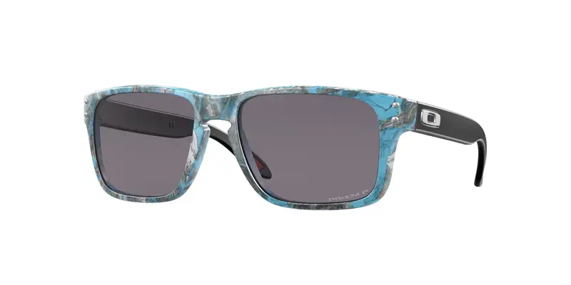 Oakley Bambino OJ9007 HOLBROOK XS 900715 Occhiali da sole O_Matter Blu Grigio Squadrata Polarizzata Prizm