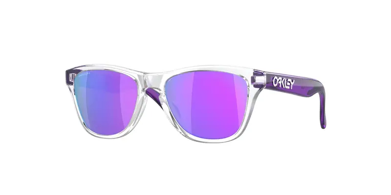 Oakley Bambino OJ9009 FROGSKINS XXS 900903 Occhiali da sole O_Matter Trasparente Viola Squadrata Normale Prizm