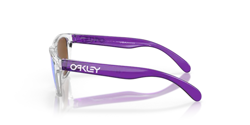 Oakley Bambino OJ9009 FROGSKINS XXS 900903 Occhiali da sole O_Matter Trasparente Viola Squadrata Normale Prizm miniatura 3