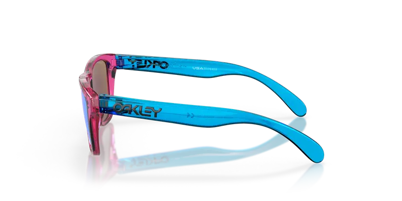 Oakley Bambino OJ9009 FROGSKINS XXS 900904 Occhiali da sole O_Matter Rosa Blu Squadrata Normale Prizm miniatura 3