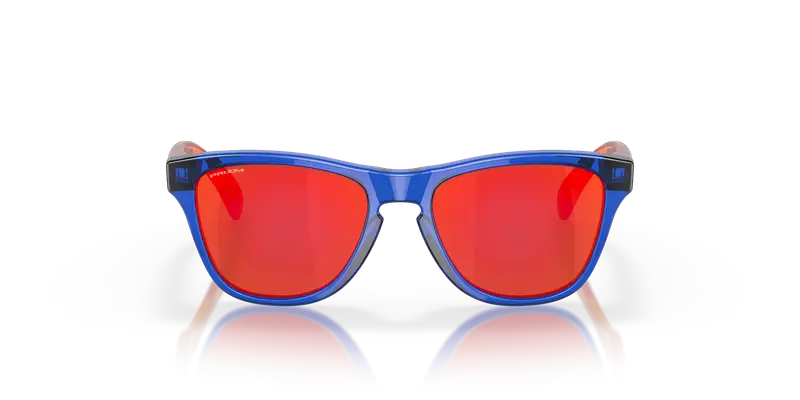 Oakley Bambino OJ9009 FROGSKINS XXS 900906 Occhiali da sole O_Matter Blu Rosso Squadrata Normale Prizm miniatura 2