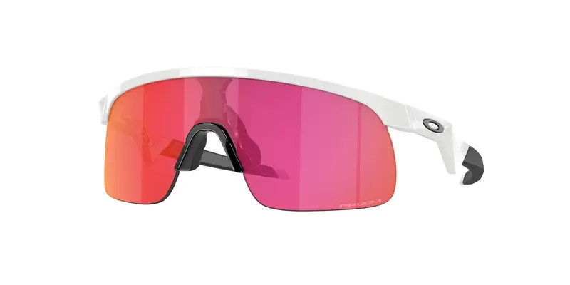 Oakley Bambino OJ9010 RESISTOR 901004 Occhiali da sole O_Matter Bianco Viola Maschera Normale Prizm
