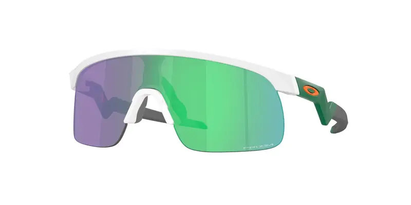 Oakley Bambino OJ9010 RESISTOR 901033 Occhiali da sole O_Matter Bianco Verde Maschera Normale
