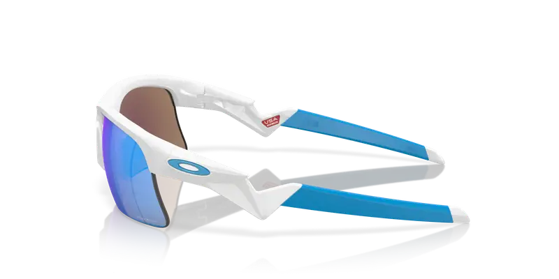 Oakley Bambino OJ9013 CAPACITOR 901302 Occhiali da sole O_Matter Bianco Blu Squadrata Normale Prizm miniatura 3