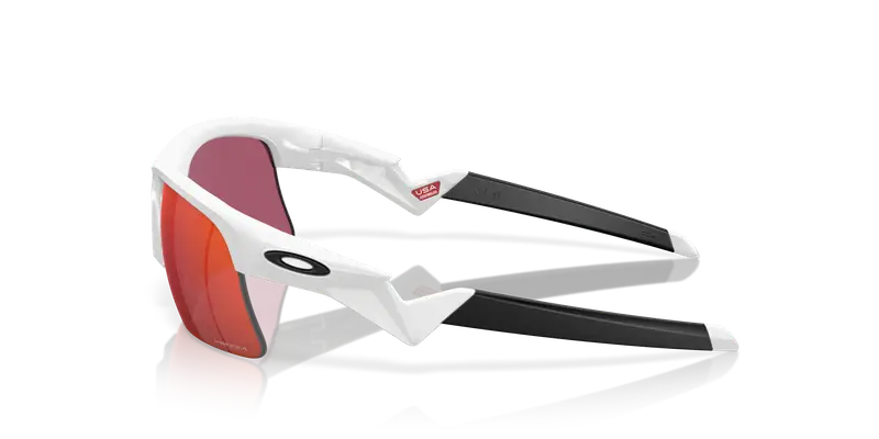 Oakley Bambino OJ9013 CAPACITOR 901303 Occhiali da sole O_Matter Bianco Viola Squadrata Normale Prizm miniatura 3