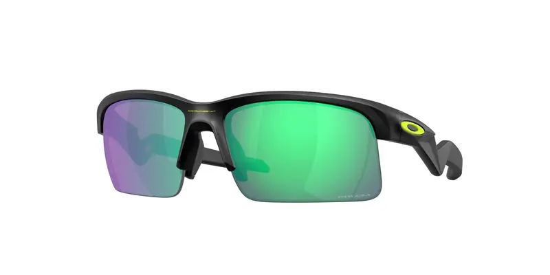 Oakley Bambino OJ9013 CAPACITOR 901311 Occhiali da sole O_Matter Nero Verde Squadrata Normale