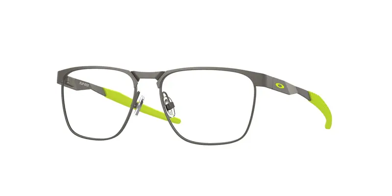 Oakley Bambino OY3003 FLIP KICK 300302 Montature da vista Metallo Grigio Trasparente Squadrata Normale