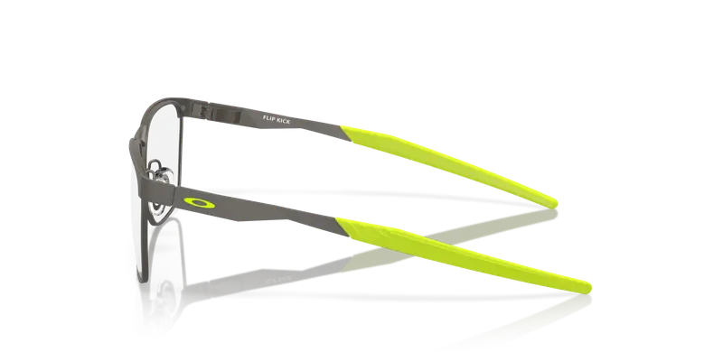 Oakley Bambino OY3003 FLIP KICK 300302 Montature da vista Metallo Grigio Trasparente Squadrata Normale miniatura 3