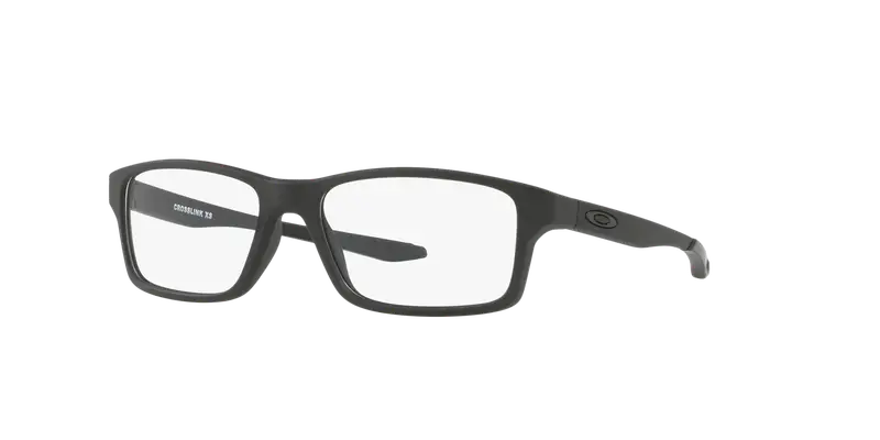 Oakley Bambino OY8002 CROSSLINK XS 800201 Montature da vista O_Matter Nero Trasparente Squadrata Normale