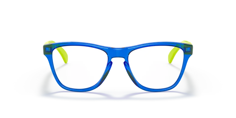 Oakley Bambino OY8009 Frogskins xs rx 800903 Montature da vista O_Matter Blu Trasparente Rotonda Normale miniatura 2