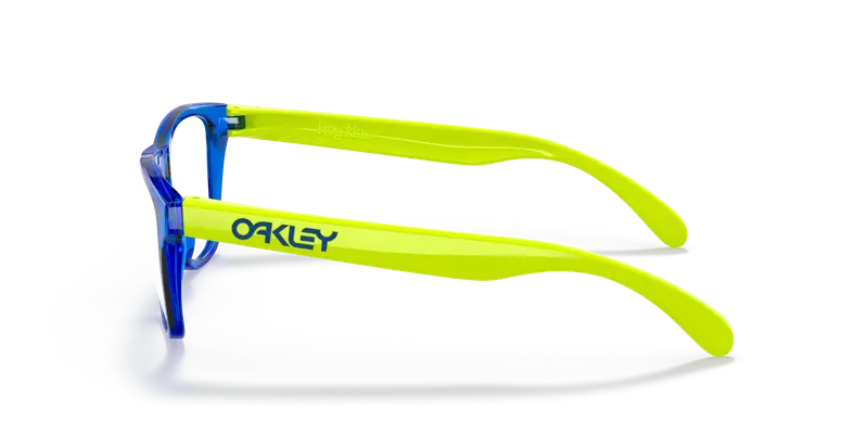 Oakley Bambino OY8009 Frogskins xs rx 800903 Montature da vista O_Matter Blu Trasparente Rotonda Normale miniatura 3