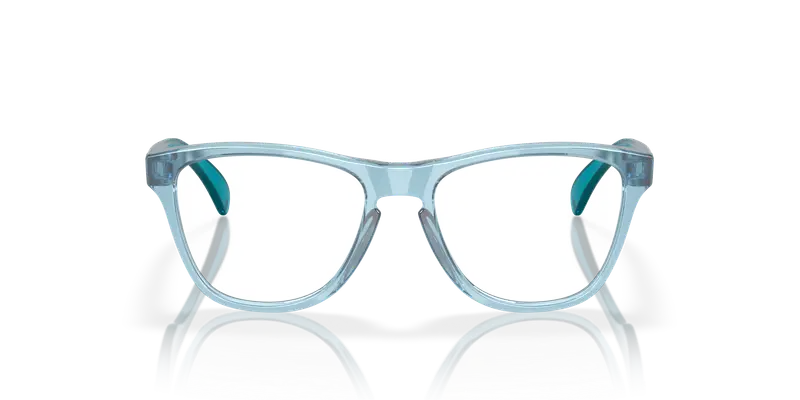 Oakley Bambino OY8009 FROGSKINS XS RX 800910 Montature da vista O_Matter Blu Trasparente Rotonda Normale miniatura 2