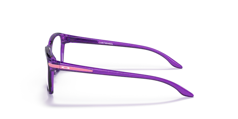 Oakley Bambino OY8010 CARTWHEEL 801003 Montature da vista Plastica Porpora/Rosso Squadrata miniatura 3