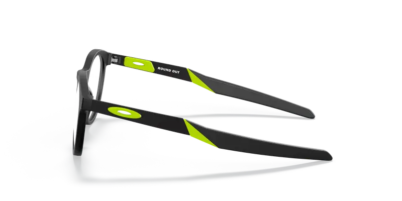 Oakley Bambino OY8014 ROUND OUT 801401 Montature da vista O_Matter Nero Trasparente Rotonda Normale miniatura 3