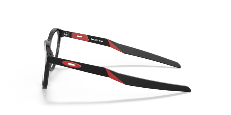 Oakley Bambino OY8014 ROUND OUT 801404 Montature da vista O_Matter Nero Trasparente Rotonda Normale miniatura 3