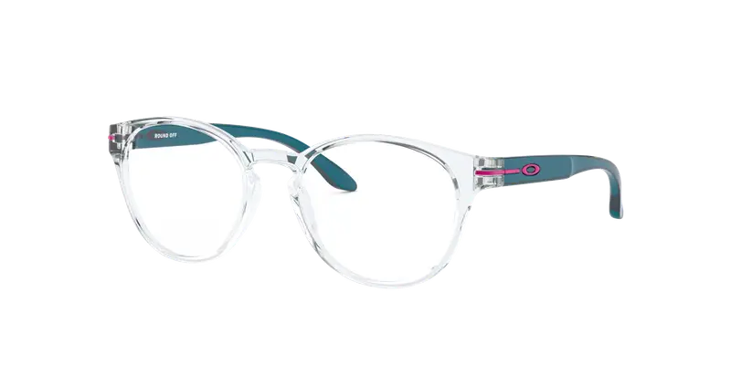 Oakley Bambino OY8017 ROUND OFF 801703 Montature da vista O_Matter Trasparente Trasparente Rotonda Normale