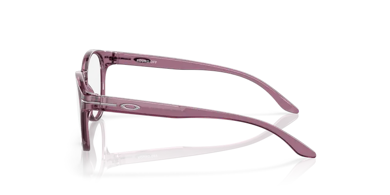 Oakley Bambino OY8017 ROUND OFF 801705 Montature da vista O_Matter Viola Trasparente Rotonda Normale miniatura 3