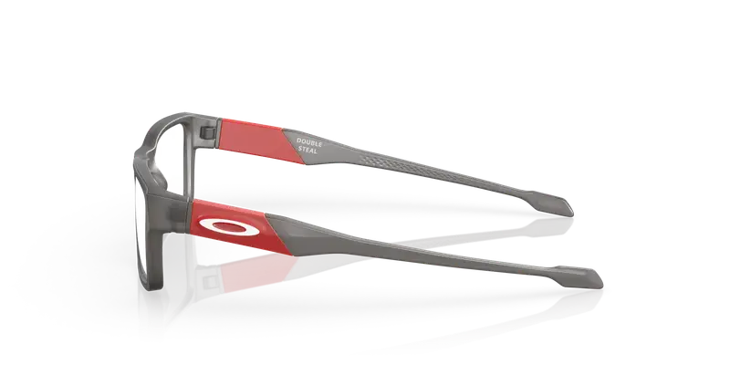 Oakley Bambino OY8020 DOUBLE STEAL 802002 Montature da vista O_Matter Grigio Trasparente Squadrata Normale miniatura 3