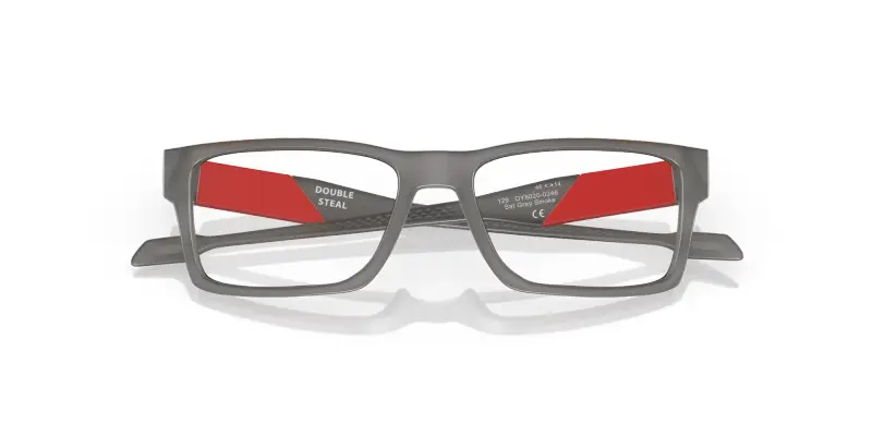 Bambino OY8020 DOUBLE STEAL 802002 Montature da vista O_Matter Grigio Trasparente Squadrata Normale miniatura 2