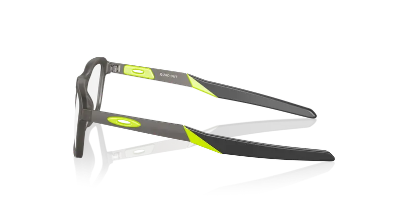 Oakley Bambino OY8023 QUAD OUT 802302 Montature da vista O_Matter Grigio Trasparente Squadrata Normale miniatura 3