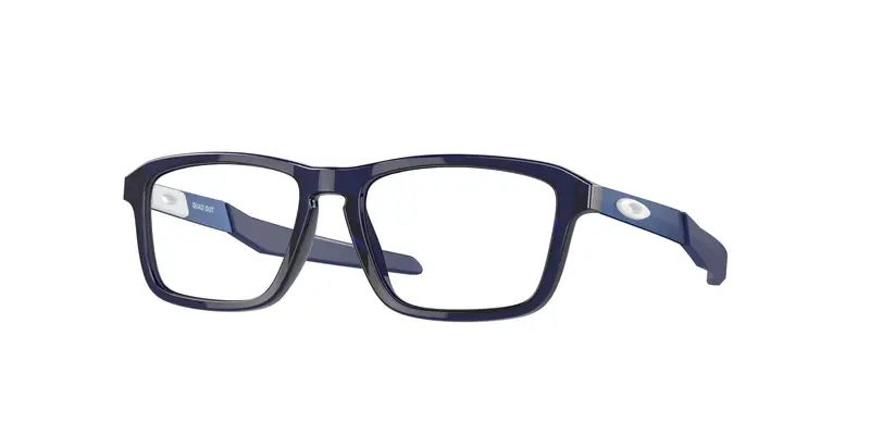 Oakley Bambino OY8023 QUAD OUT 802304 Montature da vista O_Matter Blu Trasparente Squadrata Normale