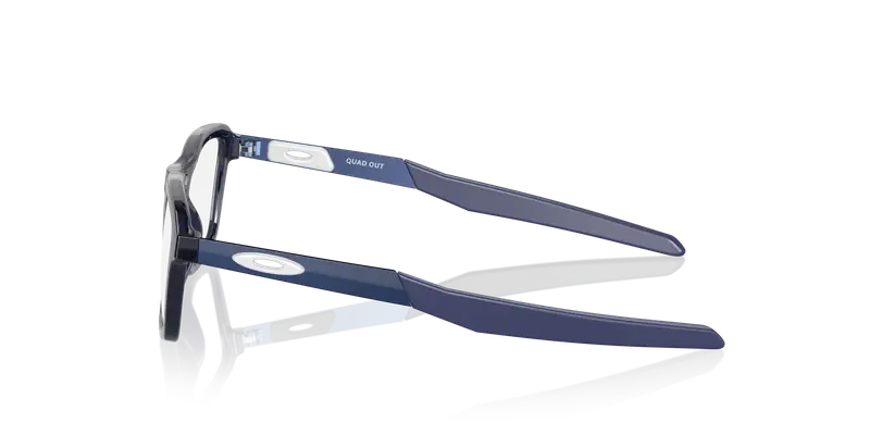 Oakley Bambino OY8023 QUAD OUT 802304 Montature da vista O_Matter Blu Trasparente Squadrata Normale miniatura 3