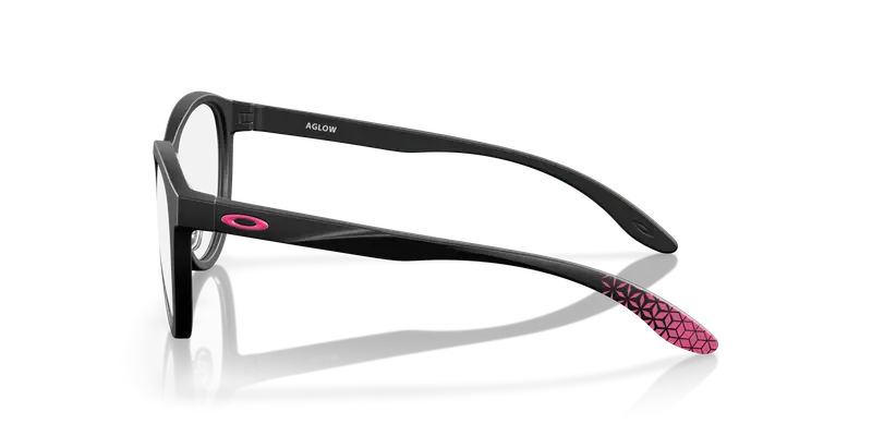 Oakley Bambino OY8027D AGLOW 802701 Montature da vista O_Matter Nero Trasparente Rotonda Normale miniatura 3