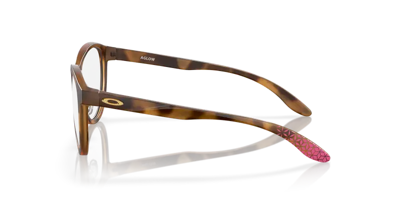 Oakley Bambino OY8027D AGLOW 802702 Montature da vista O_Matter Marrone Trasparente Rotonda Normale miniatura 3