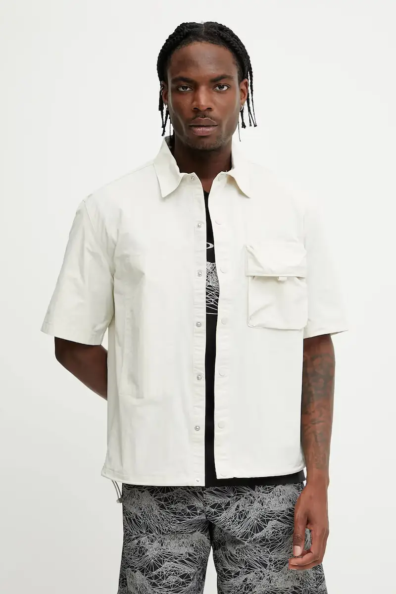 camicia RESERVE uomo colore beige FOA406832