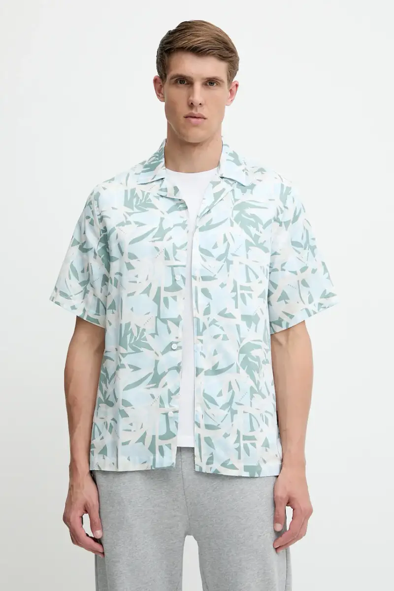 camicia uomo colore blu FOA406860