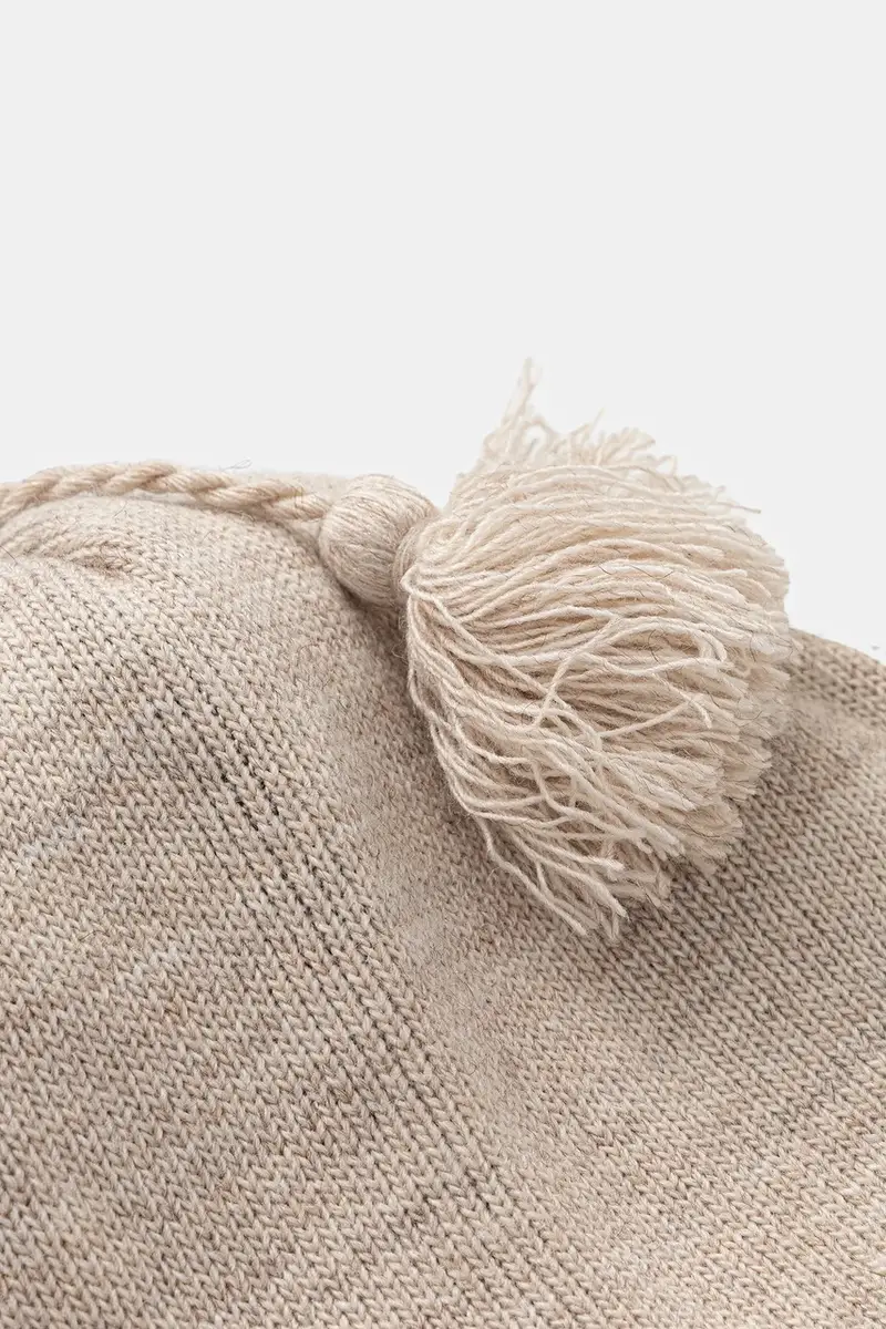 cappello con lana NORDIC colore beige FOS901281 miniatura 2