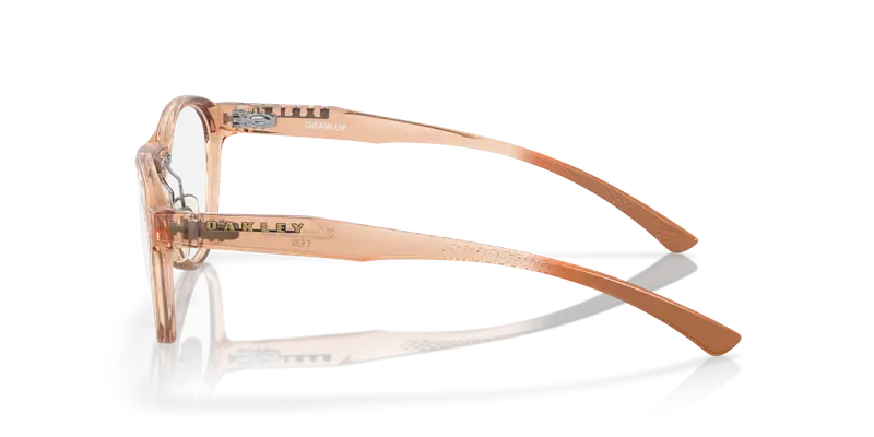 Oakley Donna OX8057 DRAW UP 805707 Montature da vista O_Matter Arancione Trasparente Rotonda Normale miniatura 3