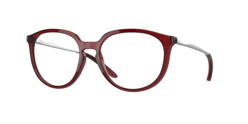 Oakley Donna OX8150 BMNG 815004 Montature da vista O_Matter Rosso Trasparente Rotonda Normale