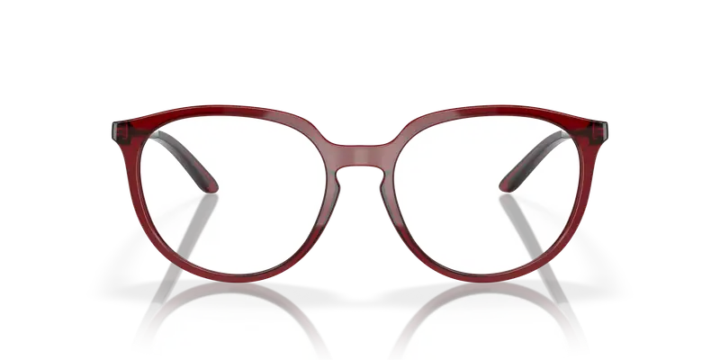 Oakley Donna OX8150 BMNG 815004 Montature da vista O_Matter Rosso Trasparente Rotonda Normale miniatura 2